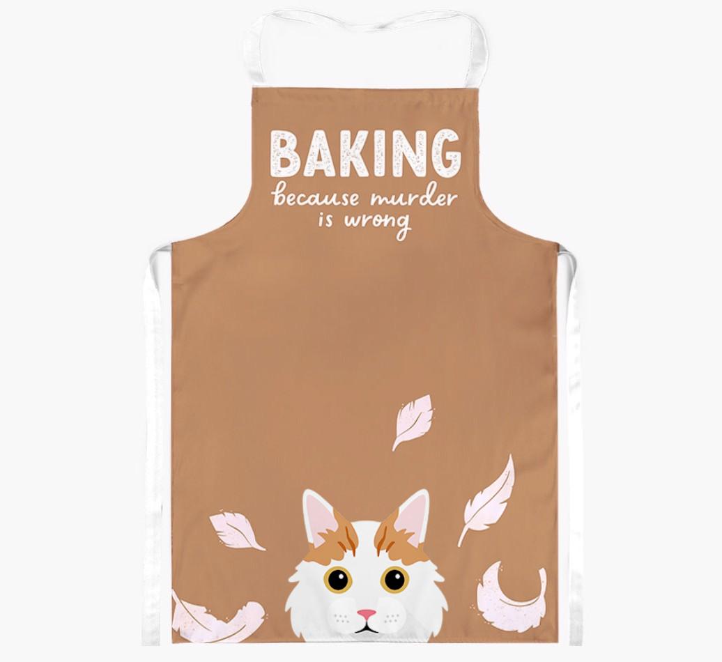 Baking Because Murder is Wrong: Personalized {breedShortName} Apron