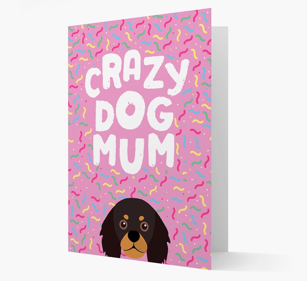 'Crazy Dog Mum' - Personalised {breedFullName} Card