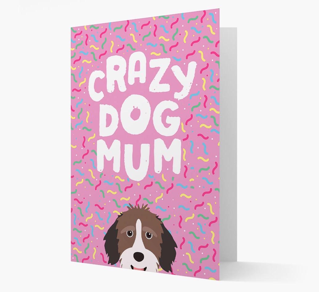 'Crazy Dog Mum' - Personalised {breedFullName} Card