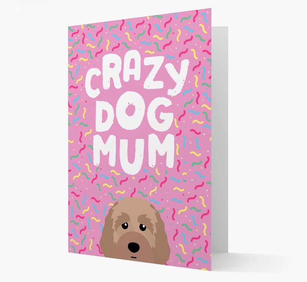 'Crazy Dog Mum' - Personalised {breedFullName} Card
