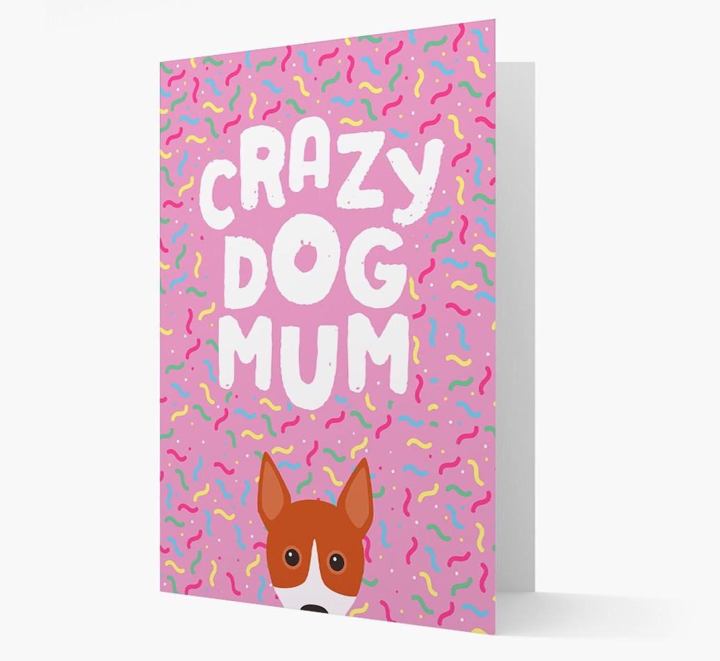 'Crazy Dog Mum' - Personalised {breedFullName} Card