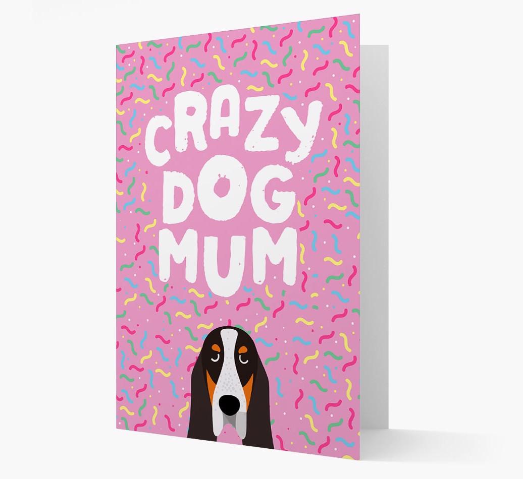'Crazy Dog Mum' - Personalised {breedFullName} Card