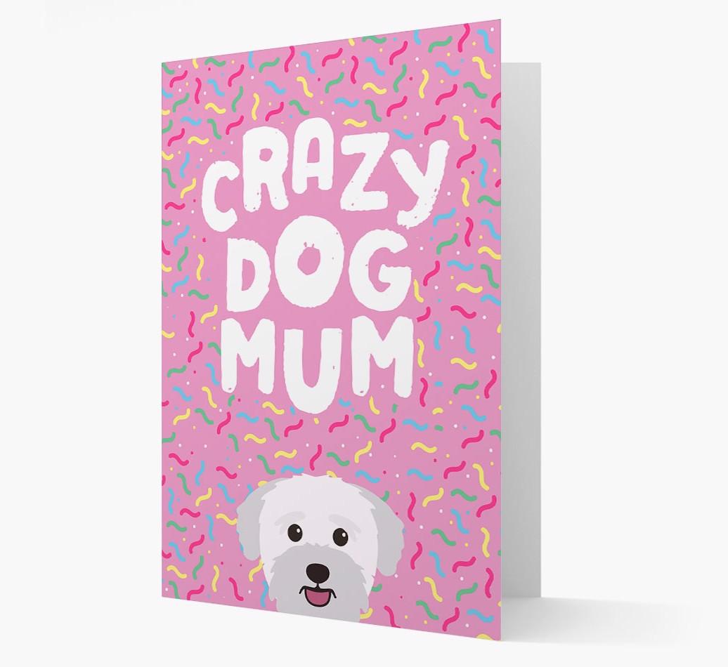 'Crazy Dog Mum' - Personalised {breedFullName} Card