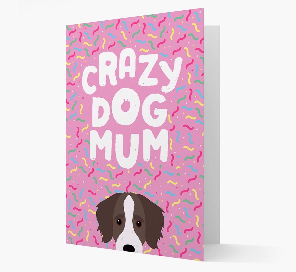 'Crazy Dog Mum' - Personalised {breedFullName} Card