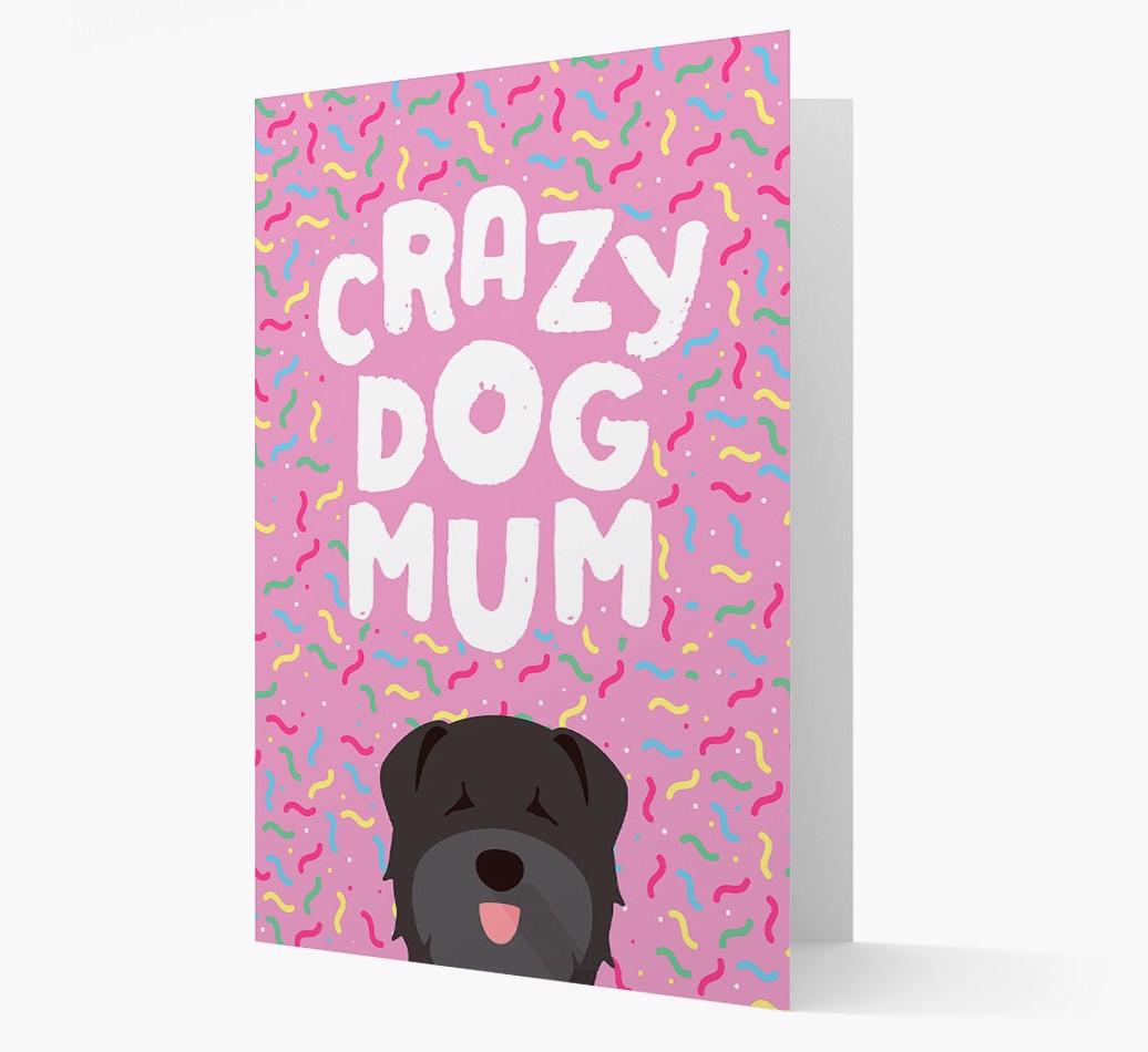 'Crazy Dog Mum' - Personalised {breedFullName} Card