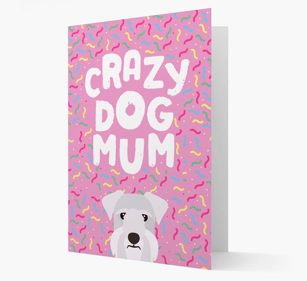 'Crazy Dog Mum' - Personalised {breedFullName} Card