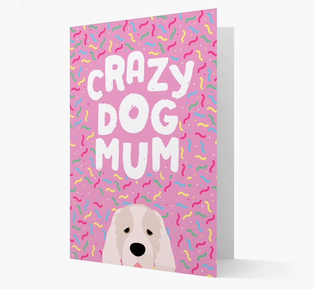 'Crazy Dog Mum' - Personalised {breedFullName} Card