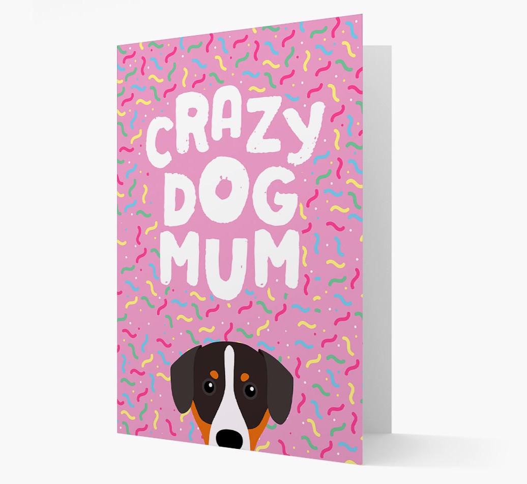 'Crazy Dog Mum' - Personalised {breedFullName} Card