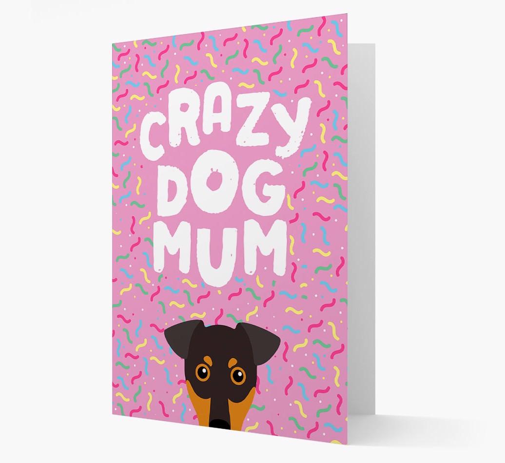 'Crazy Dog Mum' - Personalised {breedFullName} Card