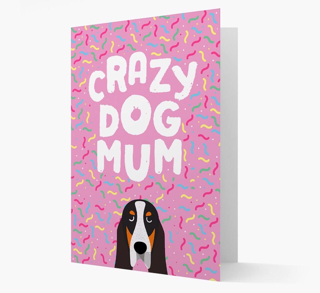 'Crazy Dog Mum' - Personalised {breedFullName} Card