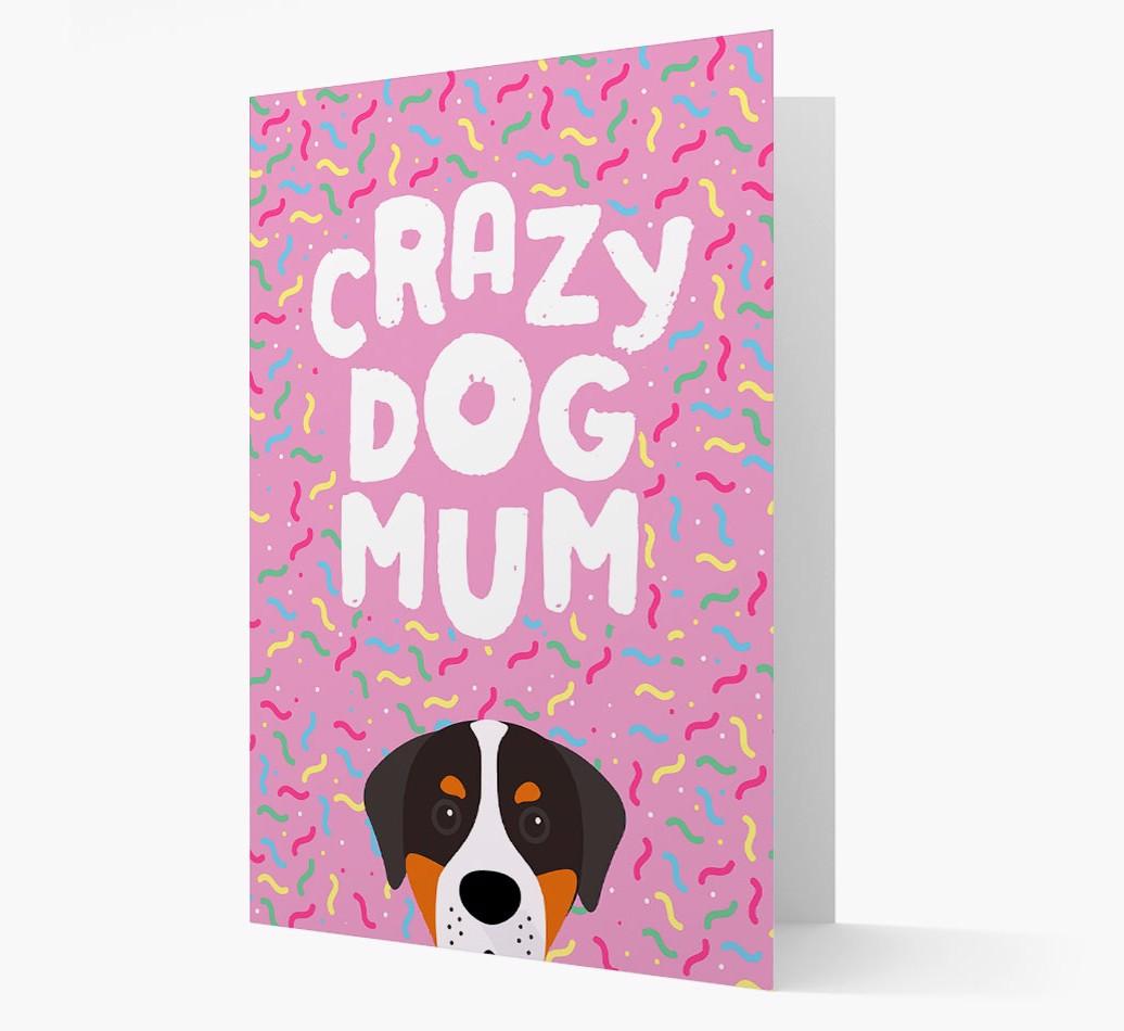 'Crazy Dog Mum' - Personalised {breedFullName} Card