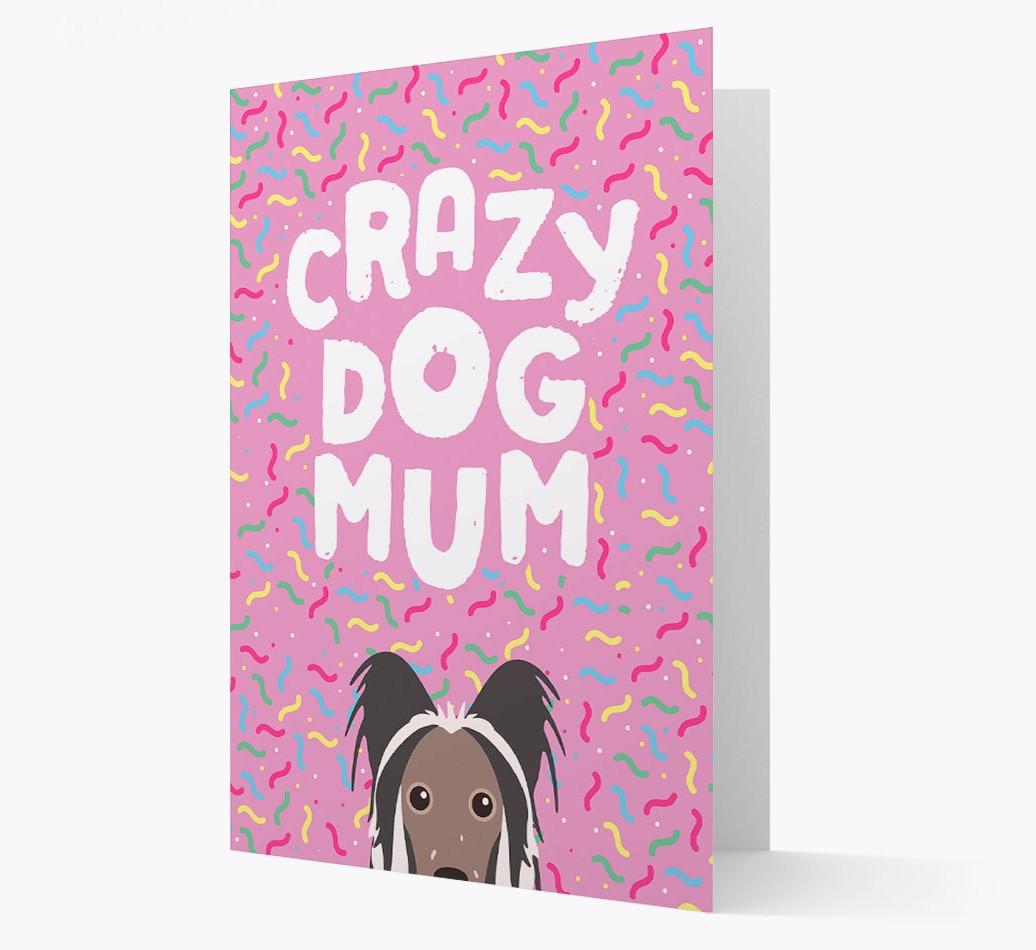 'Crazy Dog Mum' - Personalised {breedFullName} Card