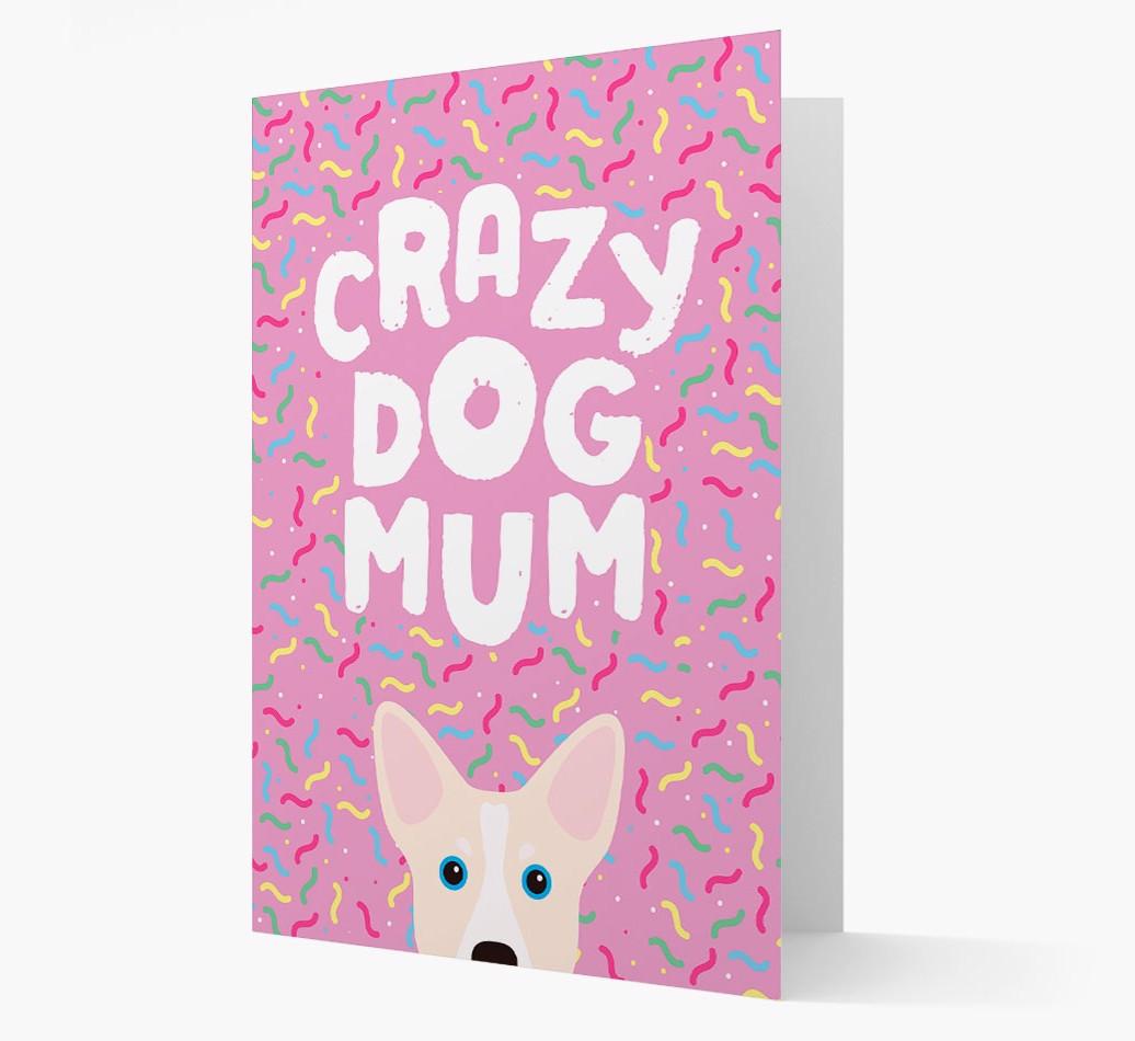 'Crazy Dog Mum' - Personalised {breedFullName} Card