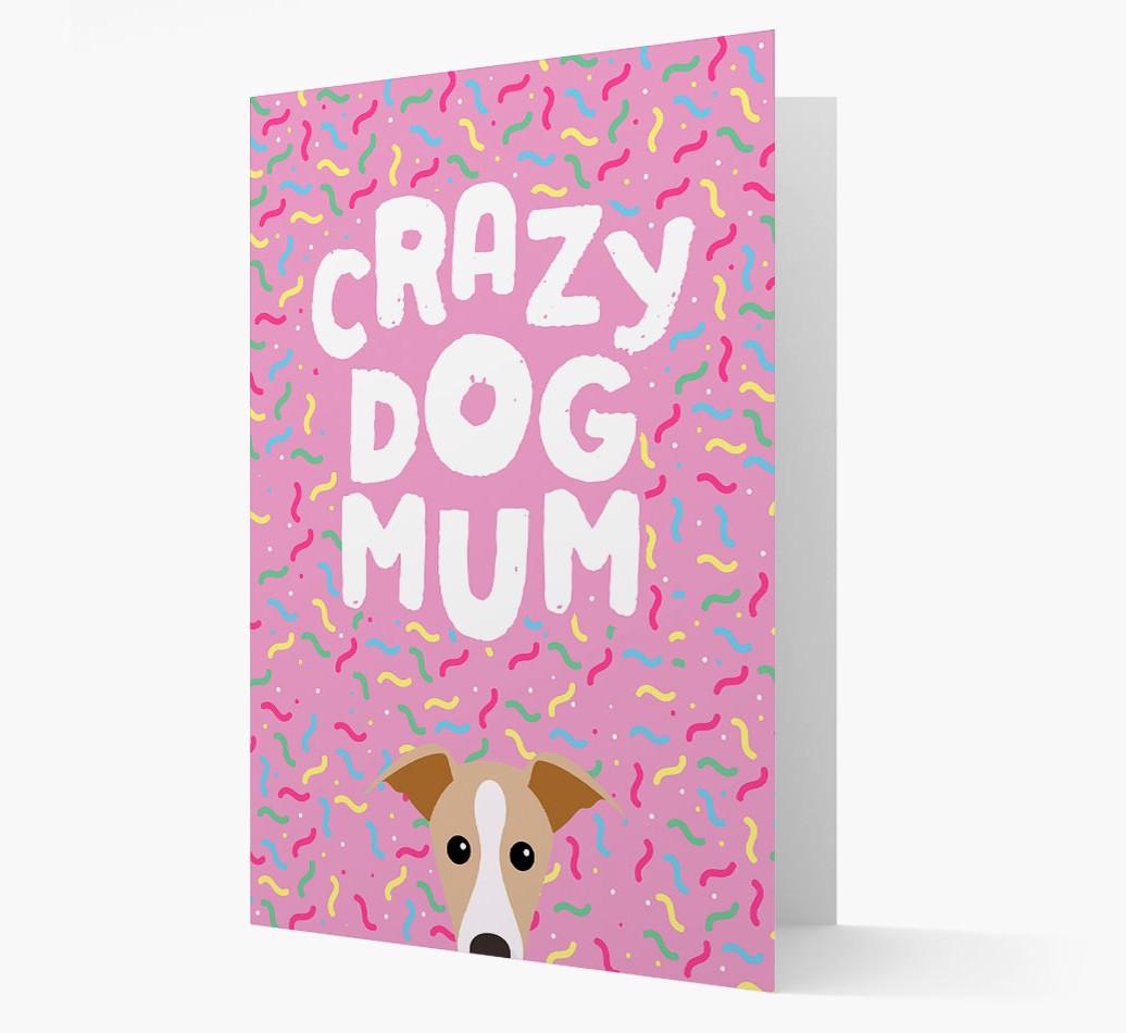 'Crazy Dog Mum' - Personalised {breedFullName} Card