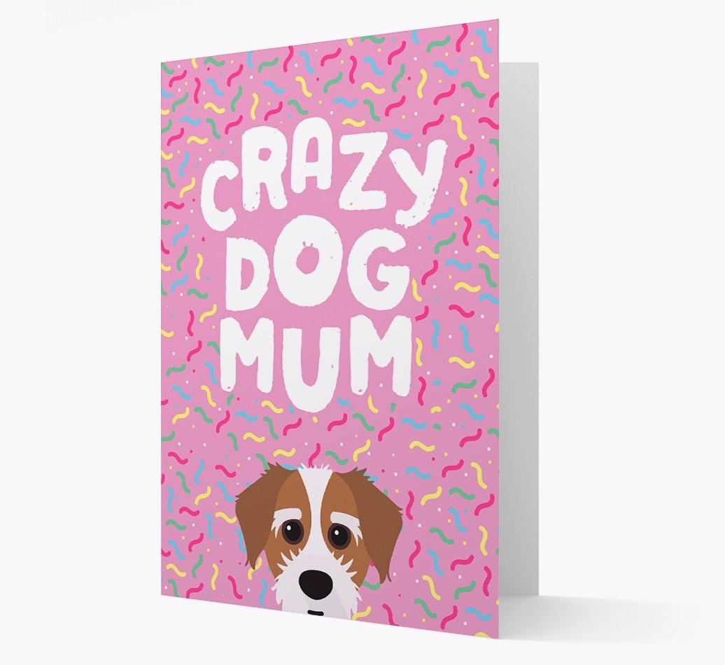 'Crazy Dog Mum' - Personalised {breedFullName} Card