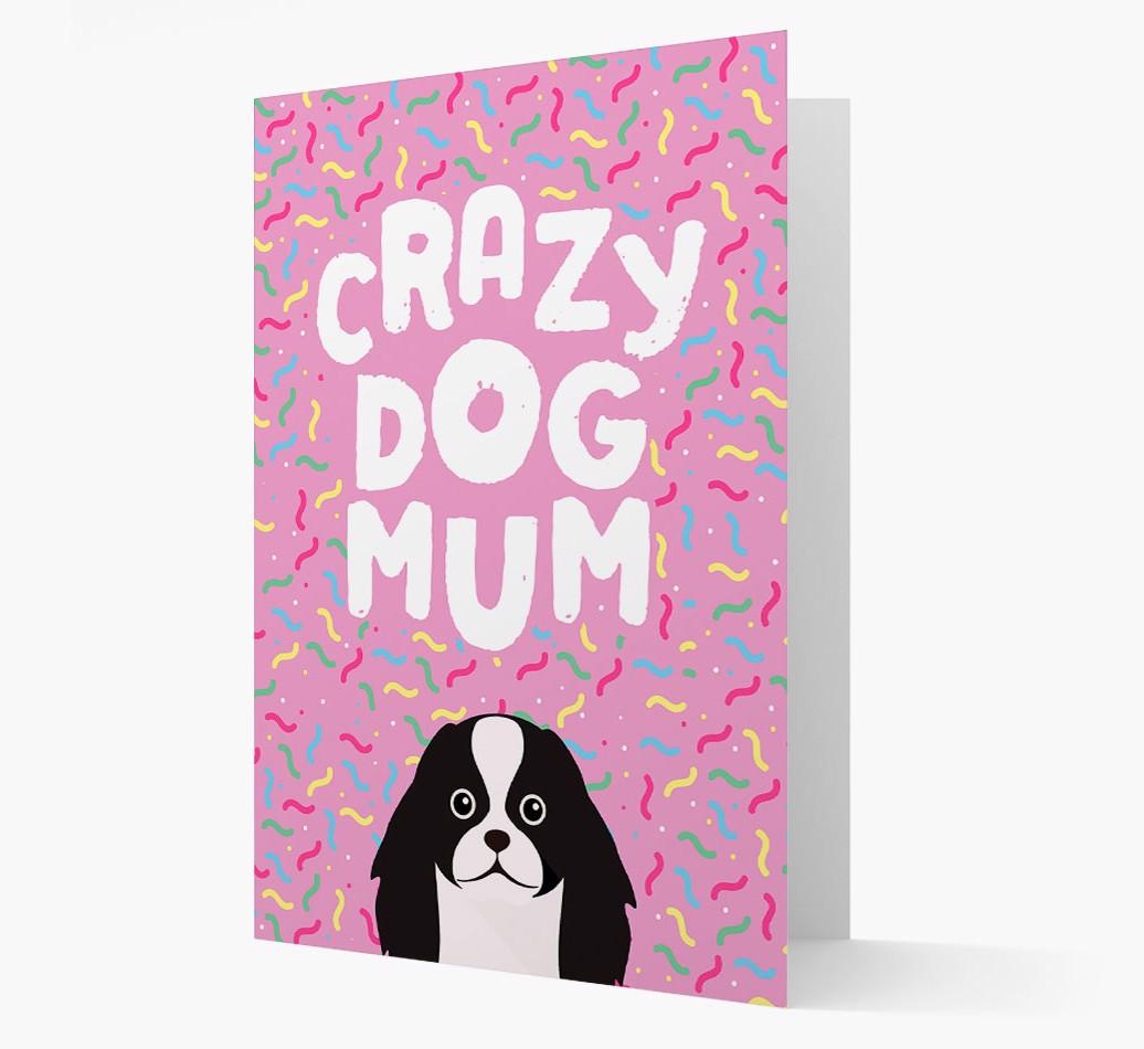 'Crazy Dog Mum' - Personalised {breedFullName} Card