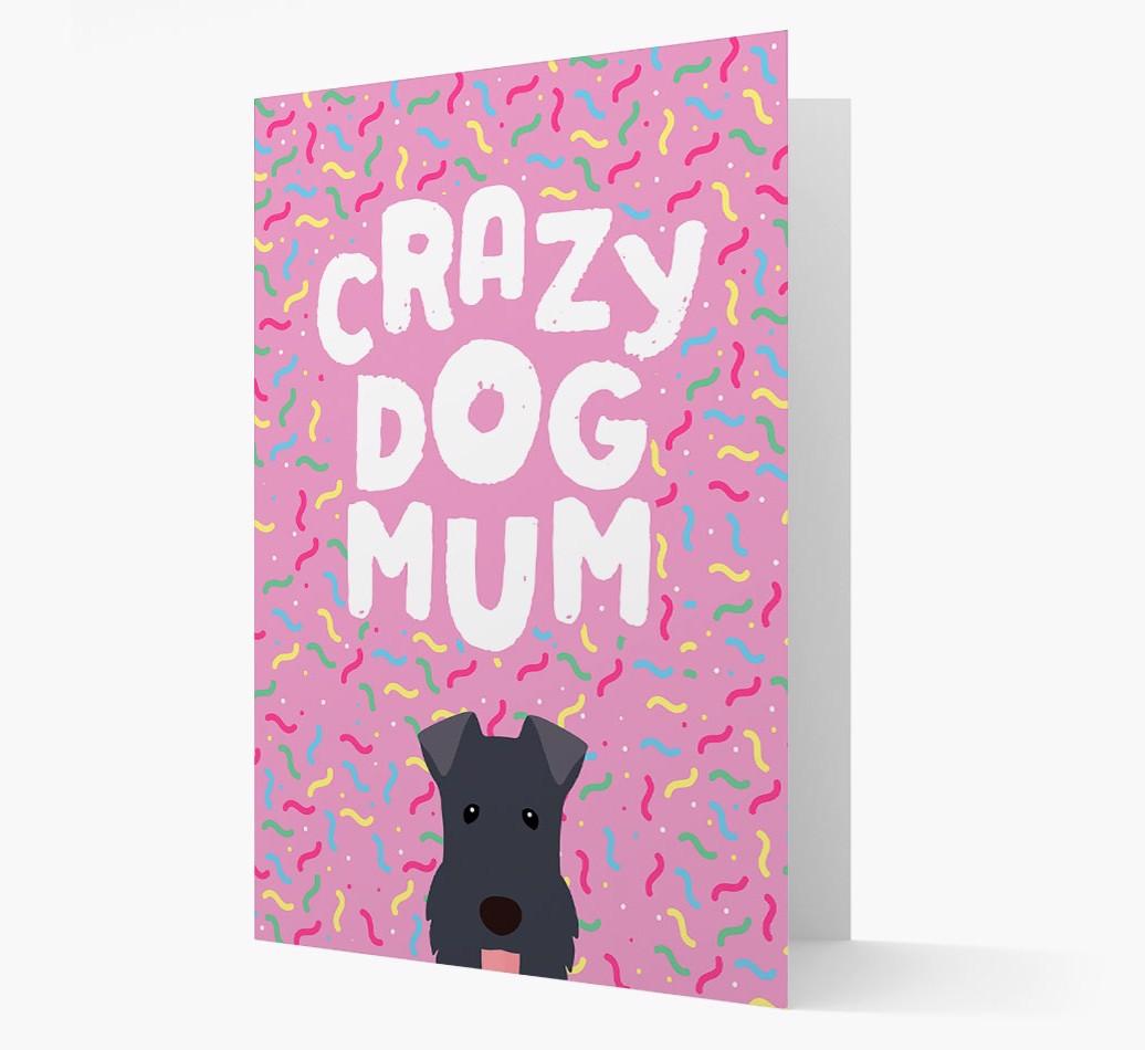 'Crazy Dog Mum' - Personalised {breedFullName} Card