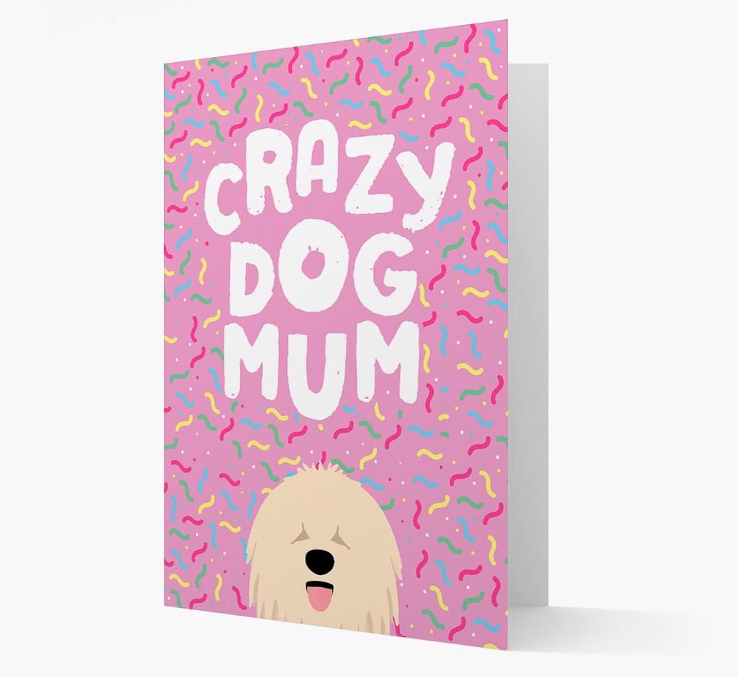 'Crazy Dog Mum' - Personalised {breedFullName} Card