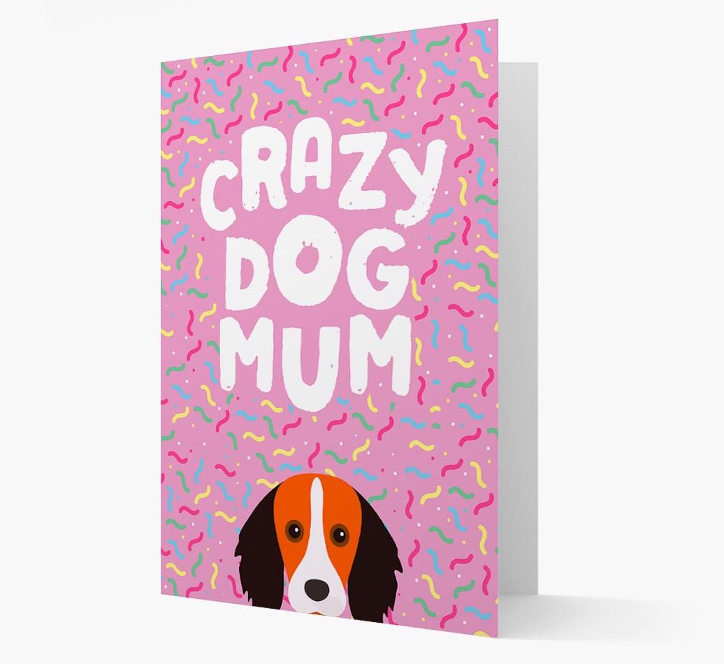 'Crazy Dog Mum' - Personalised {breedFullName} Card