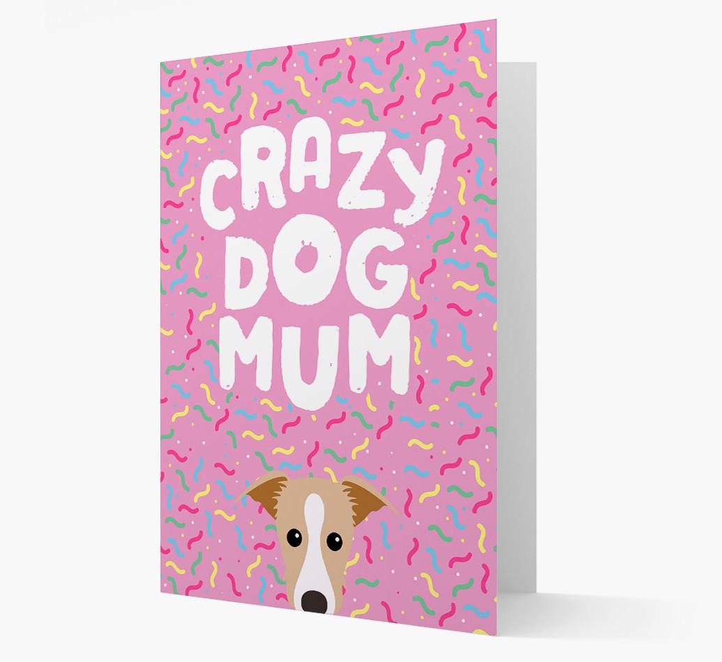'Crazy Dog Mum' - Personalised {breedFullName} Card