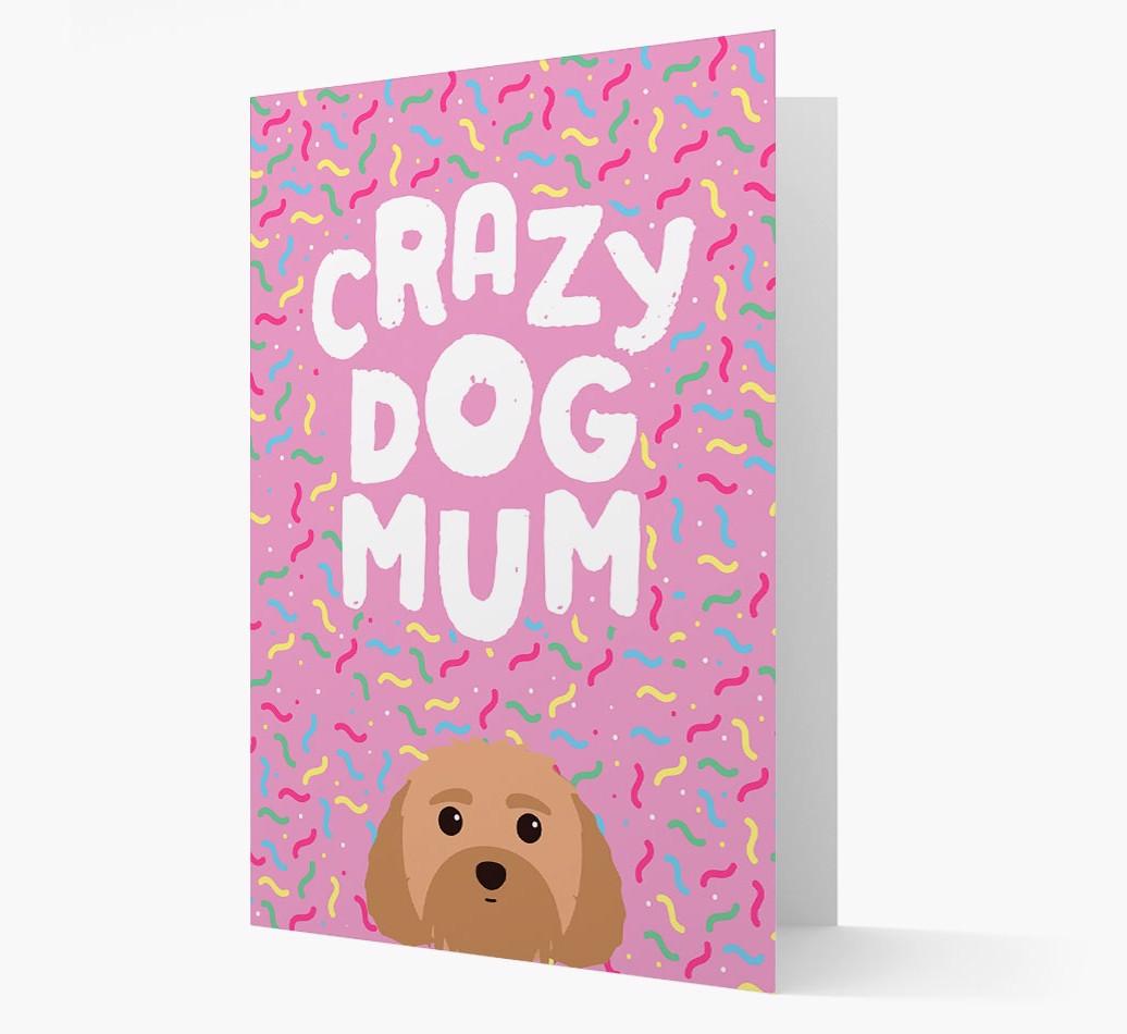 'Crazy Dog Mum' - Personalised {breedFullName} Card