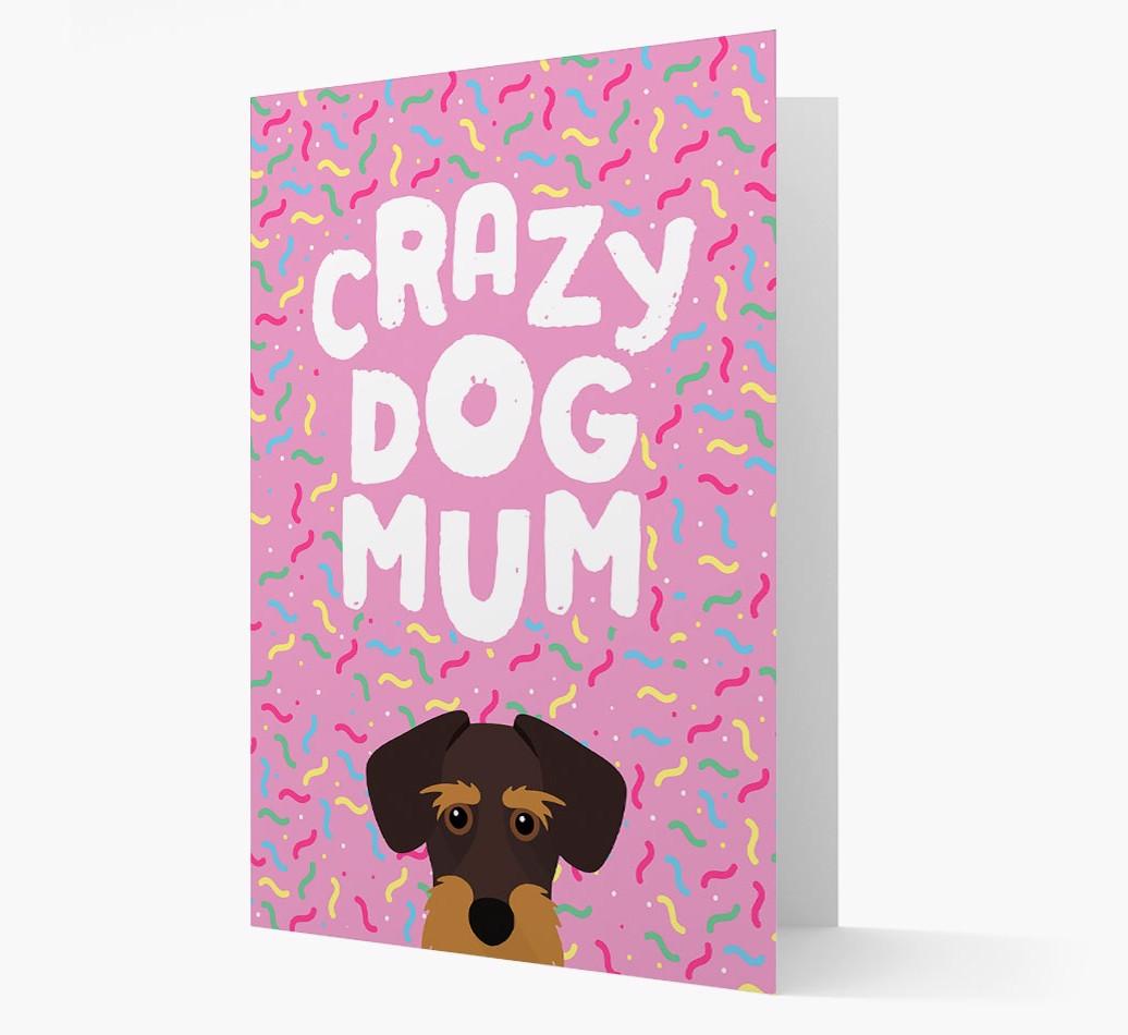 'Crazy Dog Mum' - Personalised {breedFullName} Card