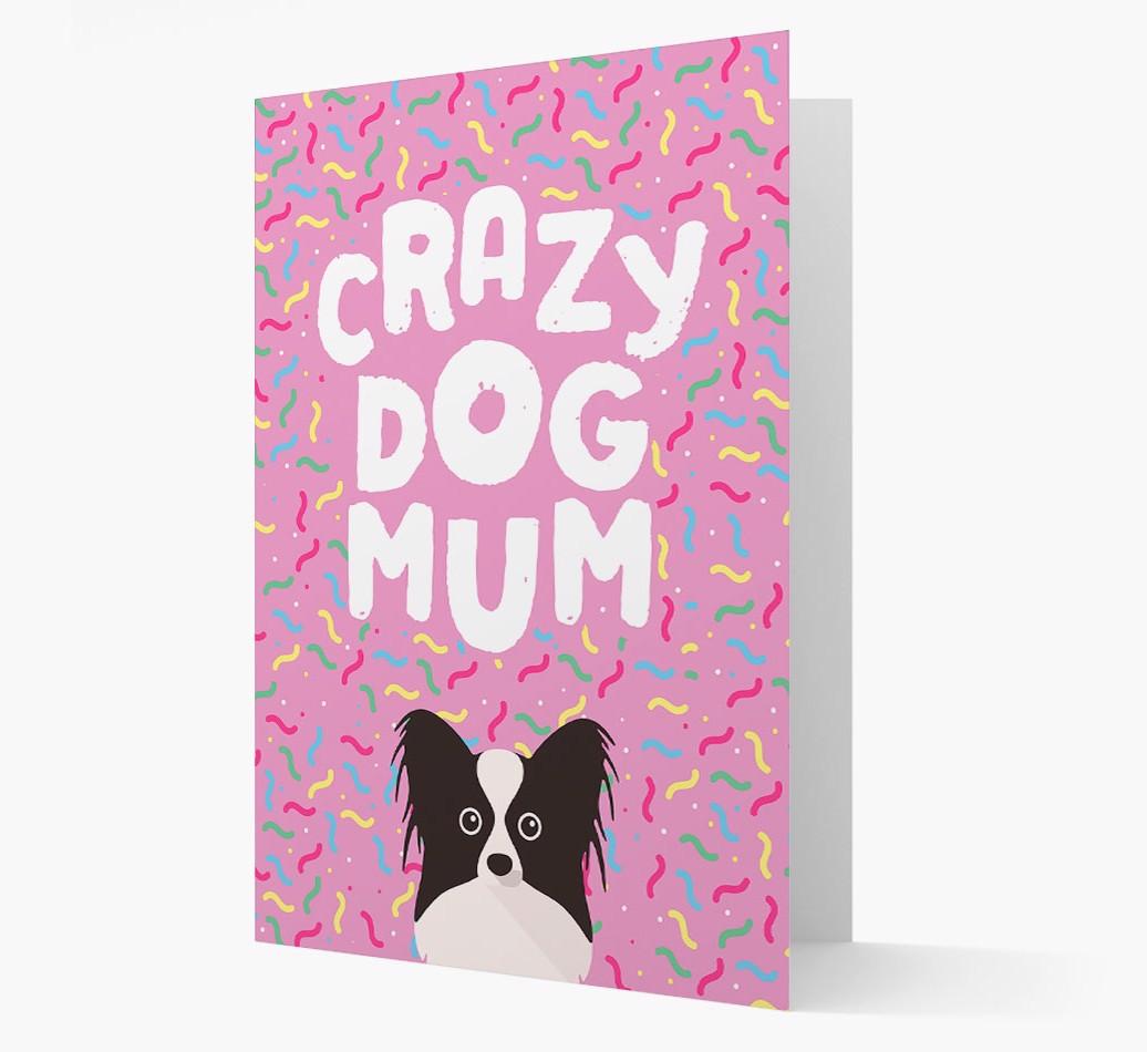 'Crazy Dog Mum' - Personalised {breedFullName} Card