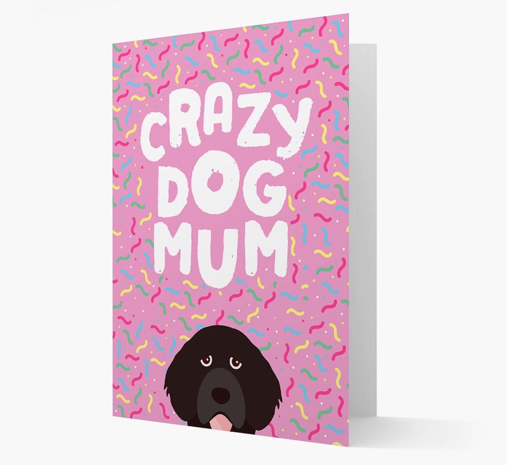 'Crazy Dog Mum' - Personalised {breedFullName} Card