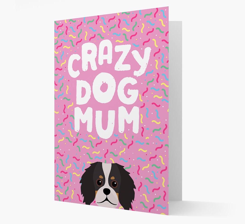 'Crazy Dog Mum' - Personalised {breedFullName} Card