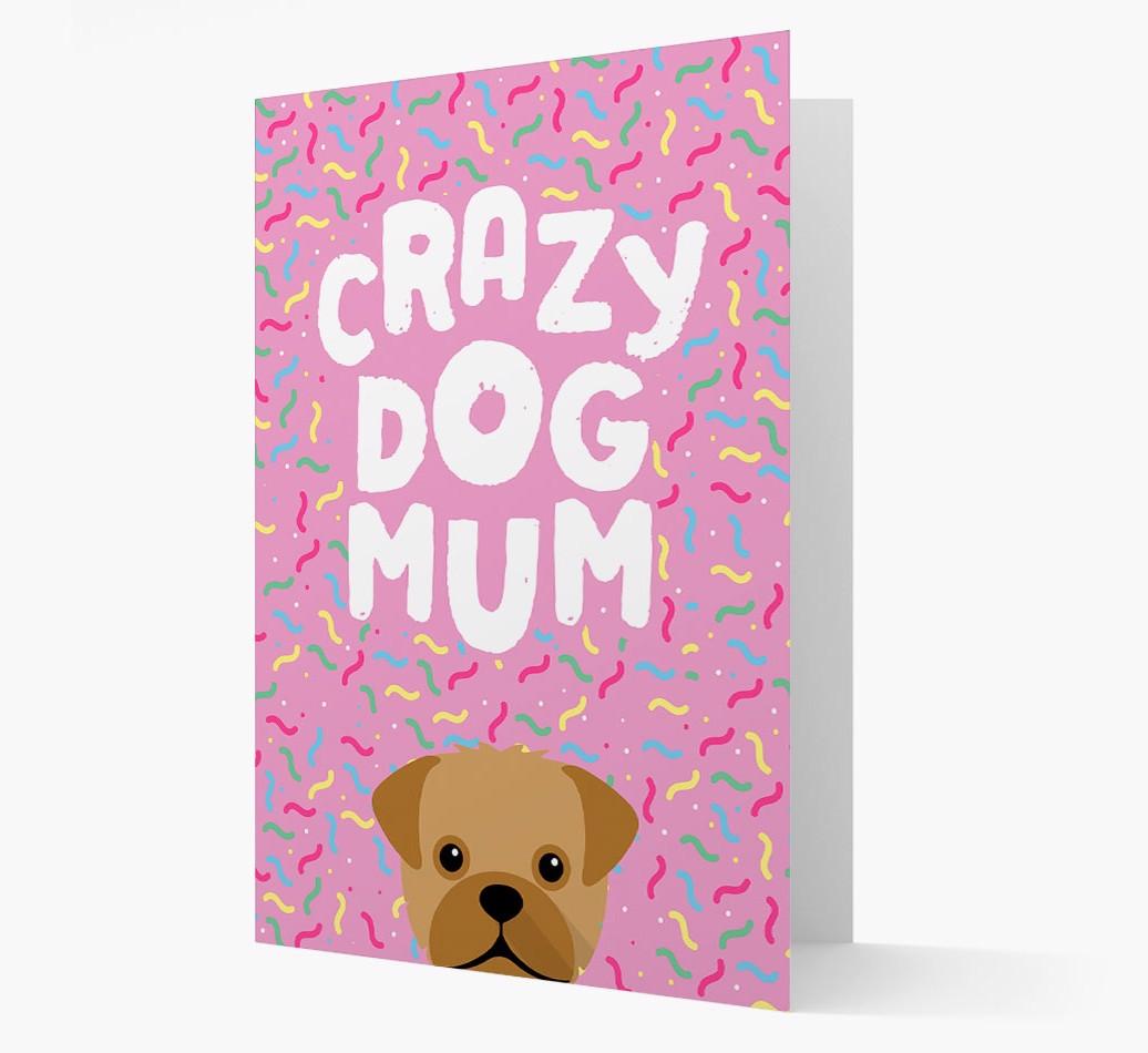 'Crazy Dog Mum' - Personalised {breedFullName} Card
