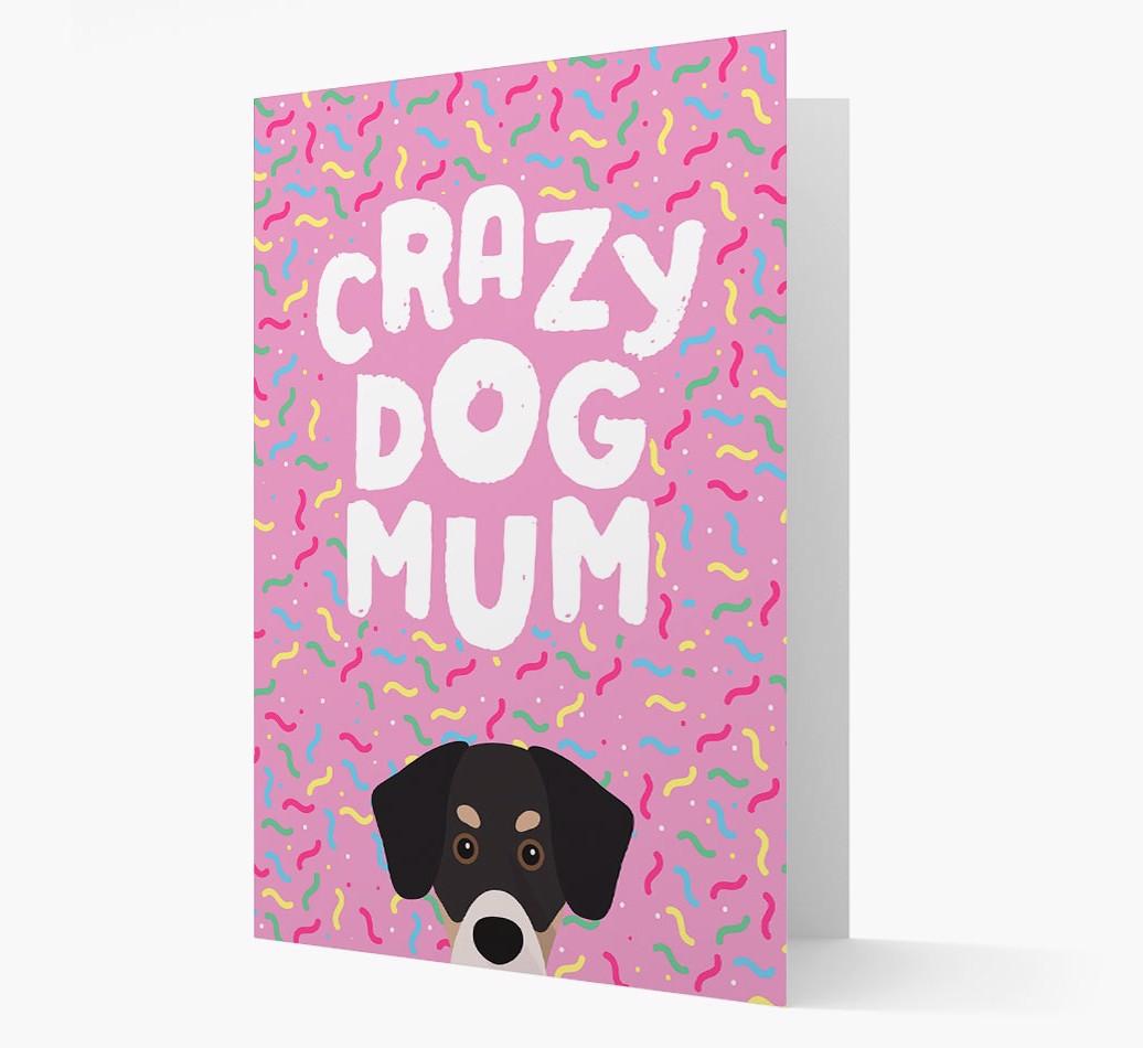 'Crazy Dog Mum' - Personalised {breedFullName} Card