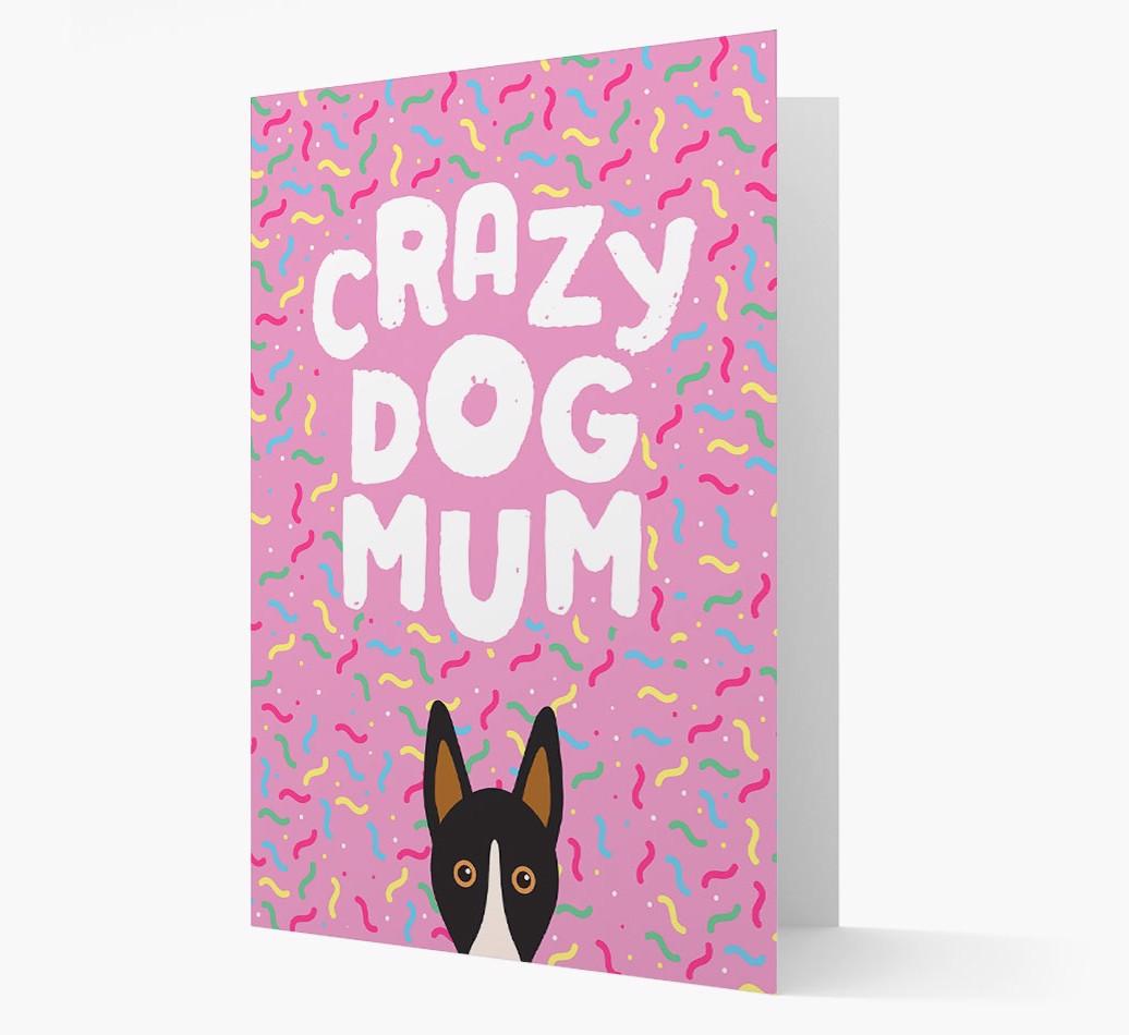 'Crazy Dog Mum' - Personalised {breedFullName} Card