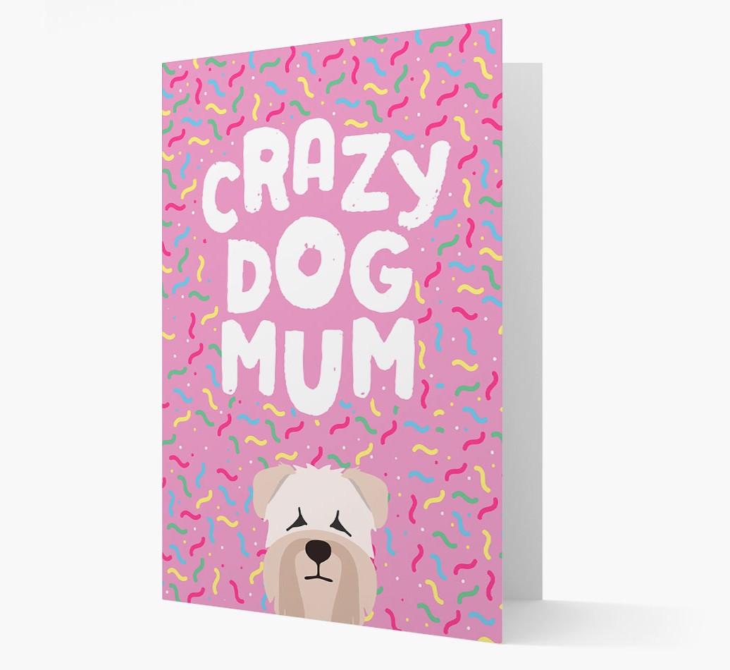 'Crazy Dog Mum' - Personalised {breedFullName} Card