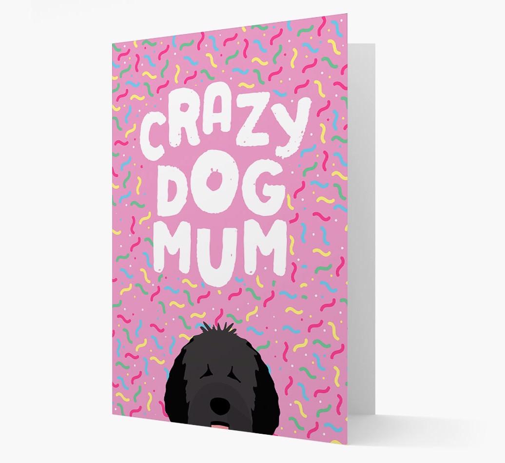 'Crazy Dog Mum' - Personalised {breedFullName} Card