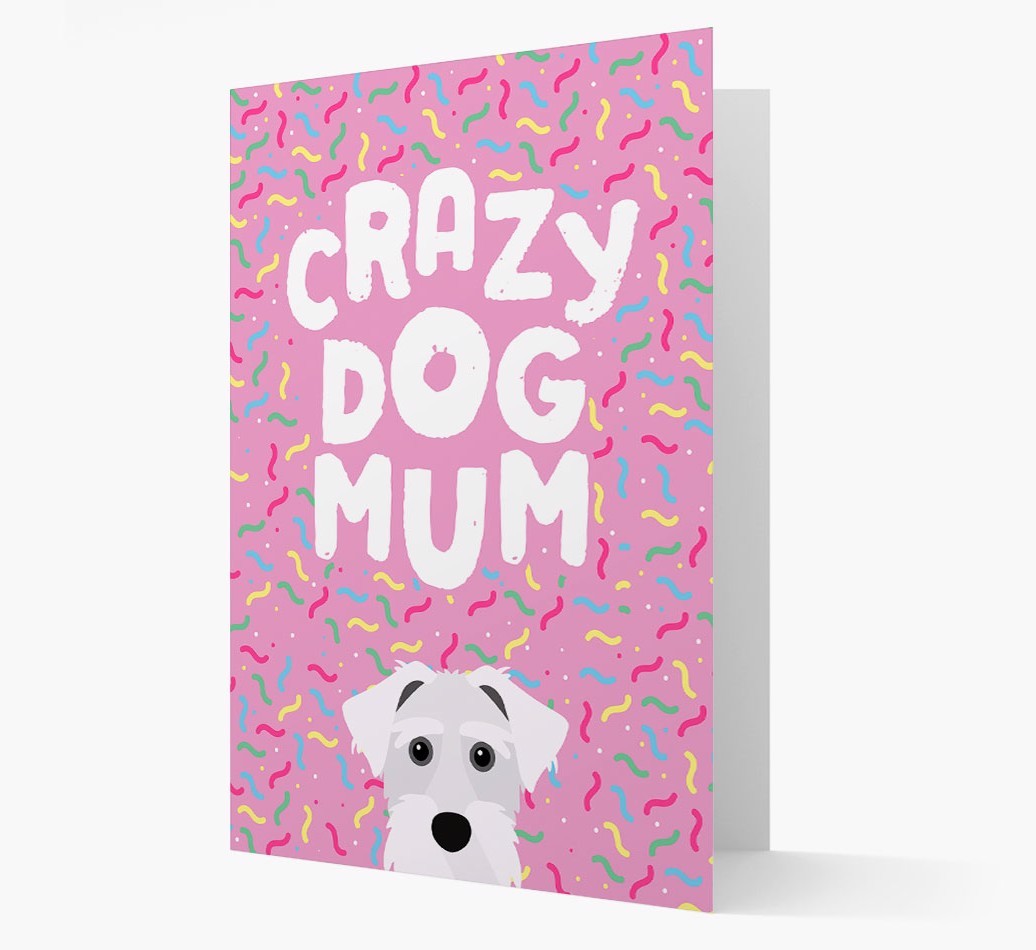'Crazy Dog Mum' - Personalised {breedFullName} Card