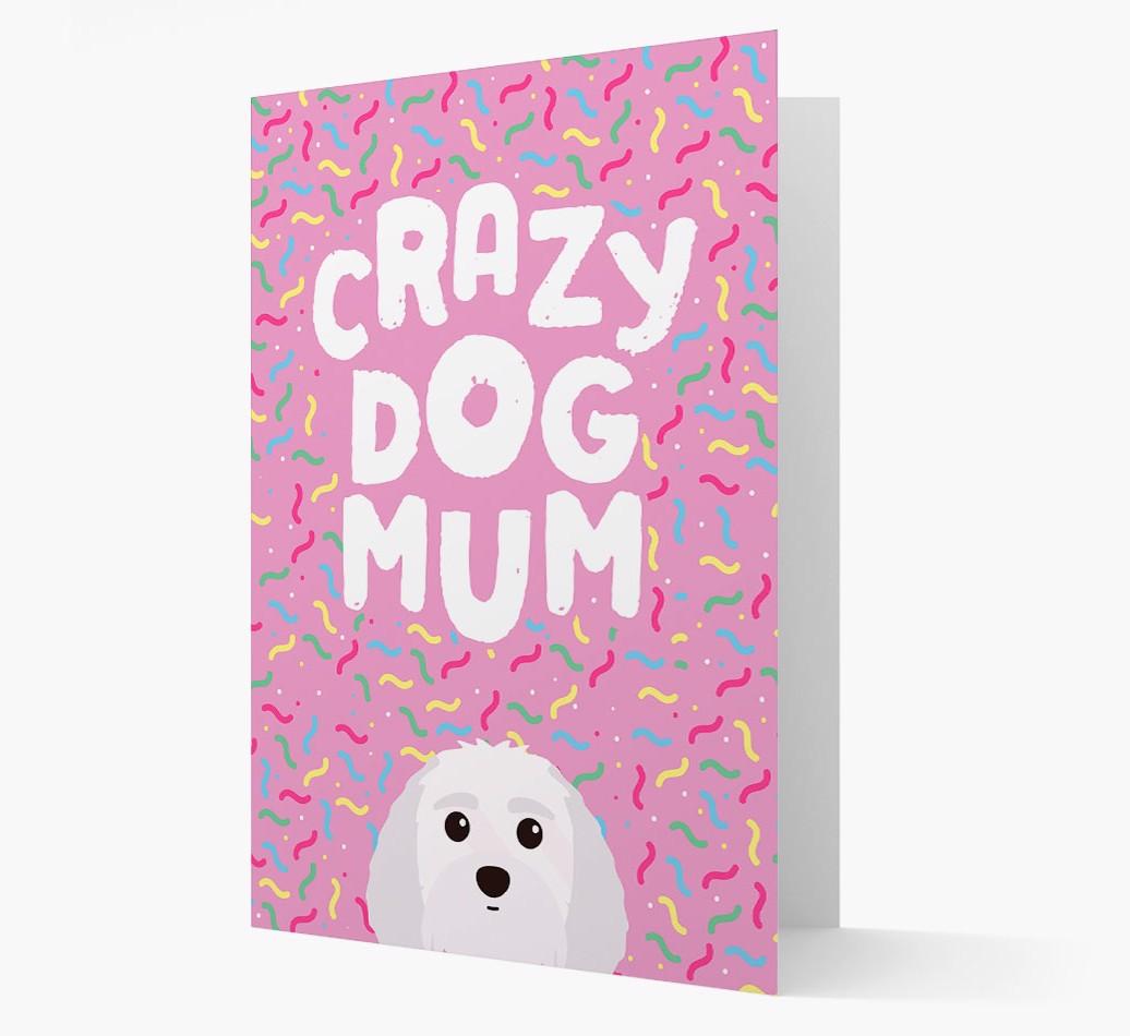 'Crazy Dog Mum' - Personalised {breedFullName} Card