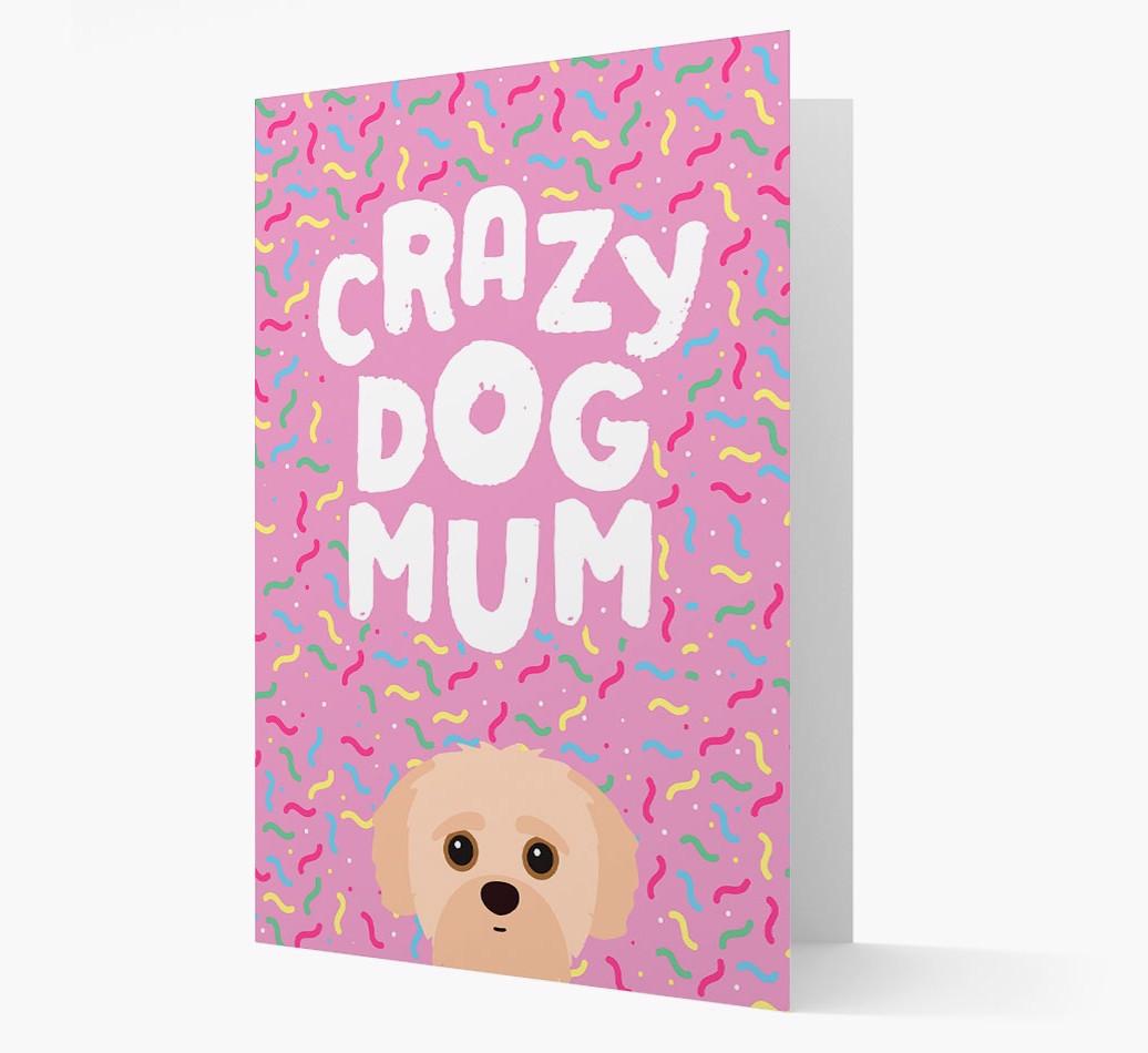 'Crazy Dog Mum' - Personalised {breedFullName} Card