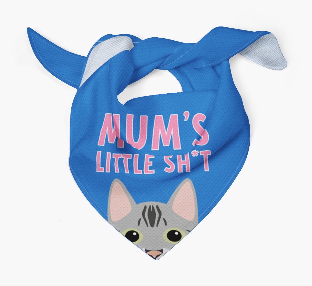 'Mum's Little Sh*t' - Personalised {breedCommonName} Bandana