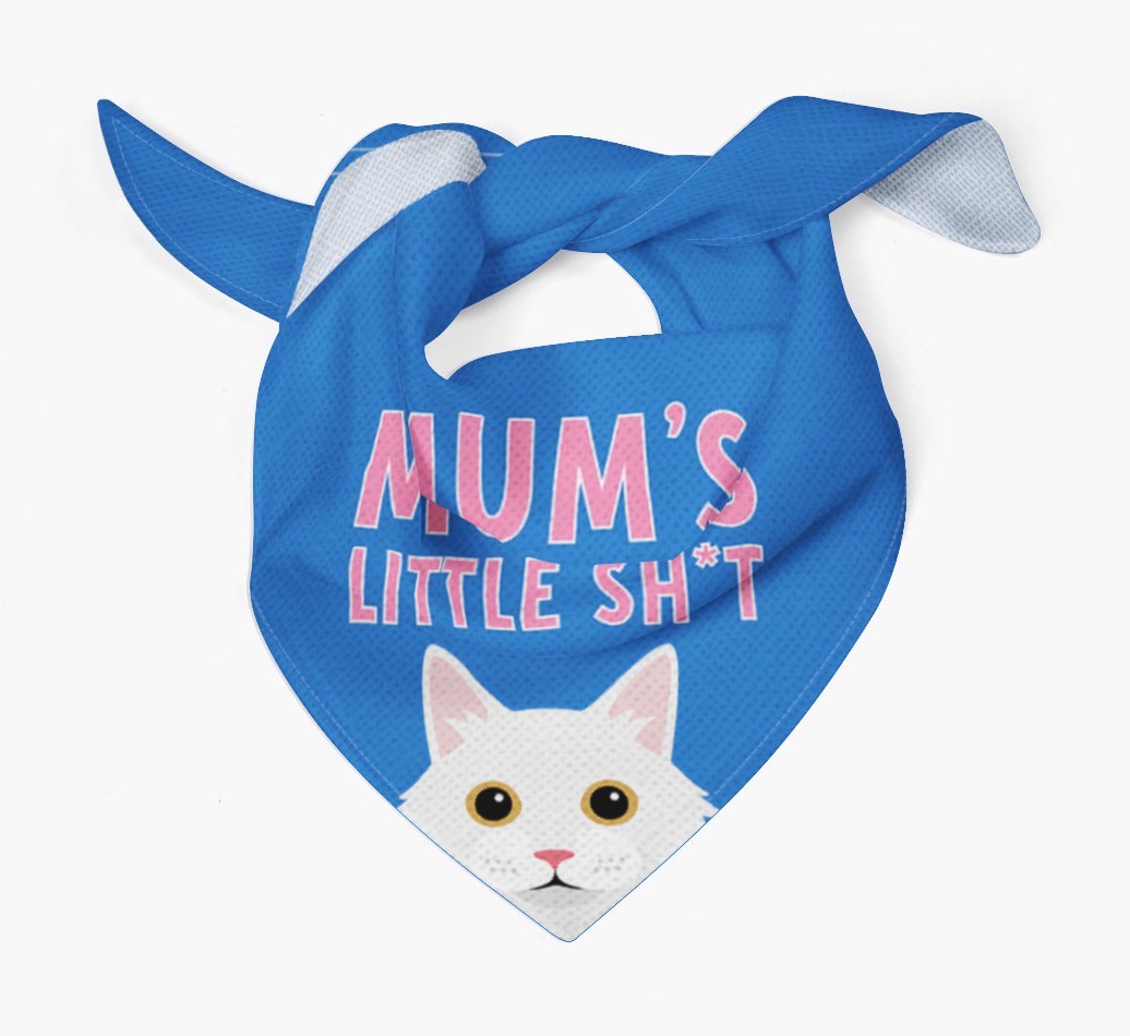 'Mum's Little Sh*t' - Personalised {breedCommonName} Bandana