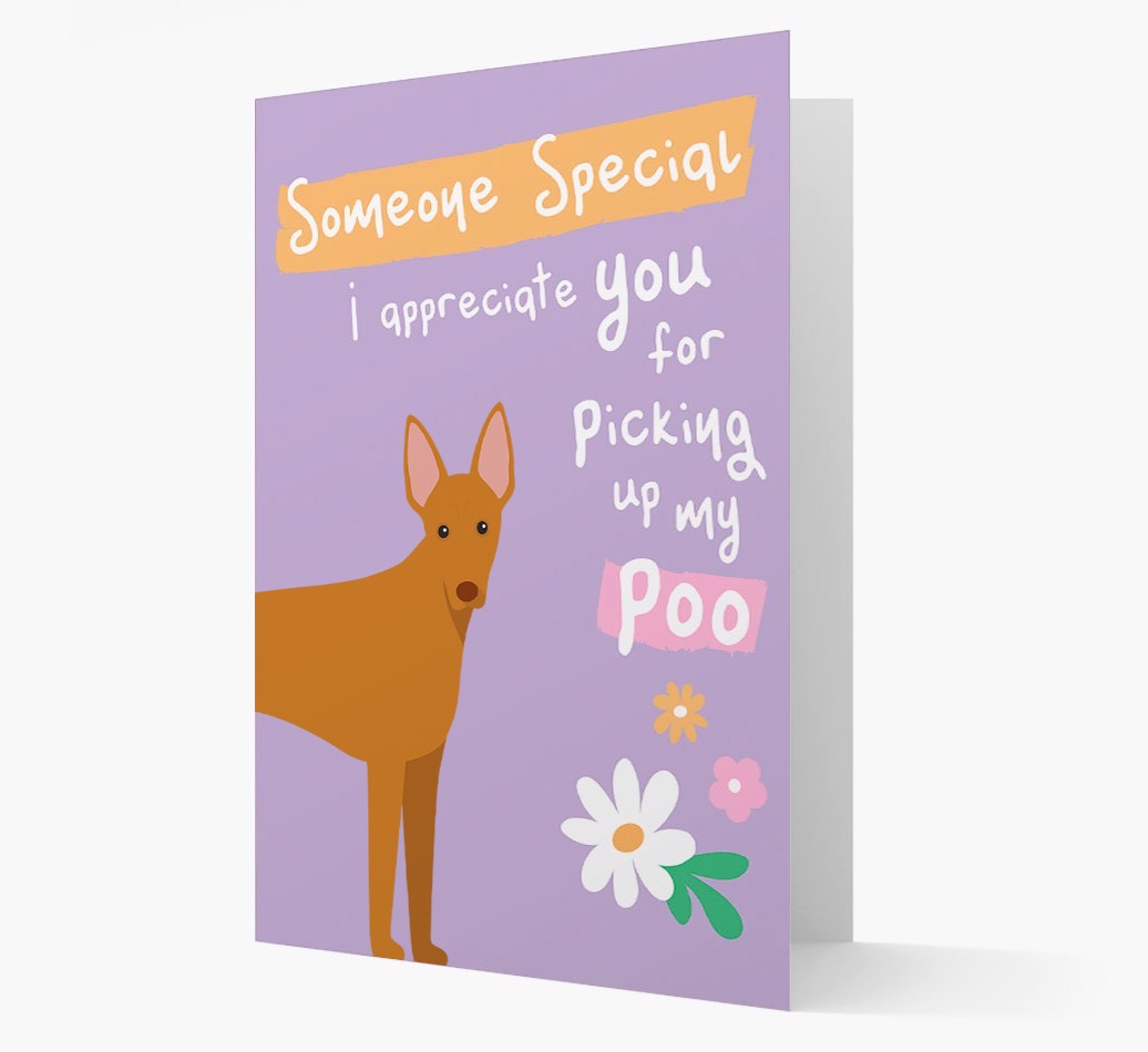 'Someone Special' - Personalized {breedFullName} Card
