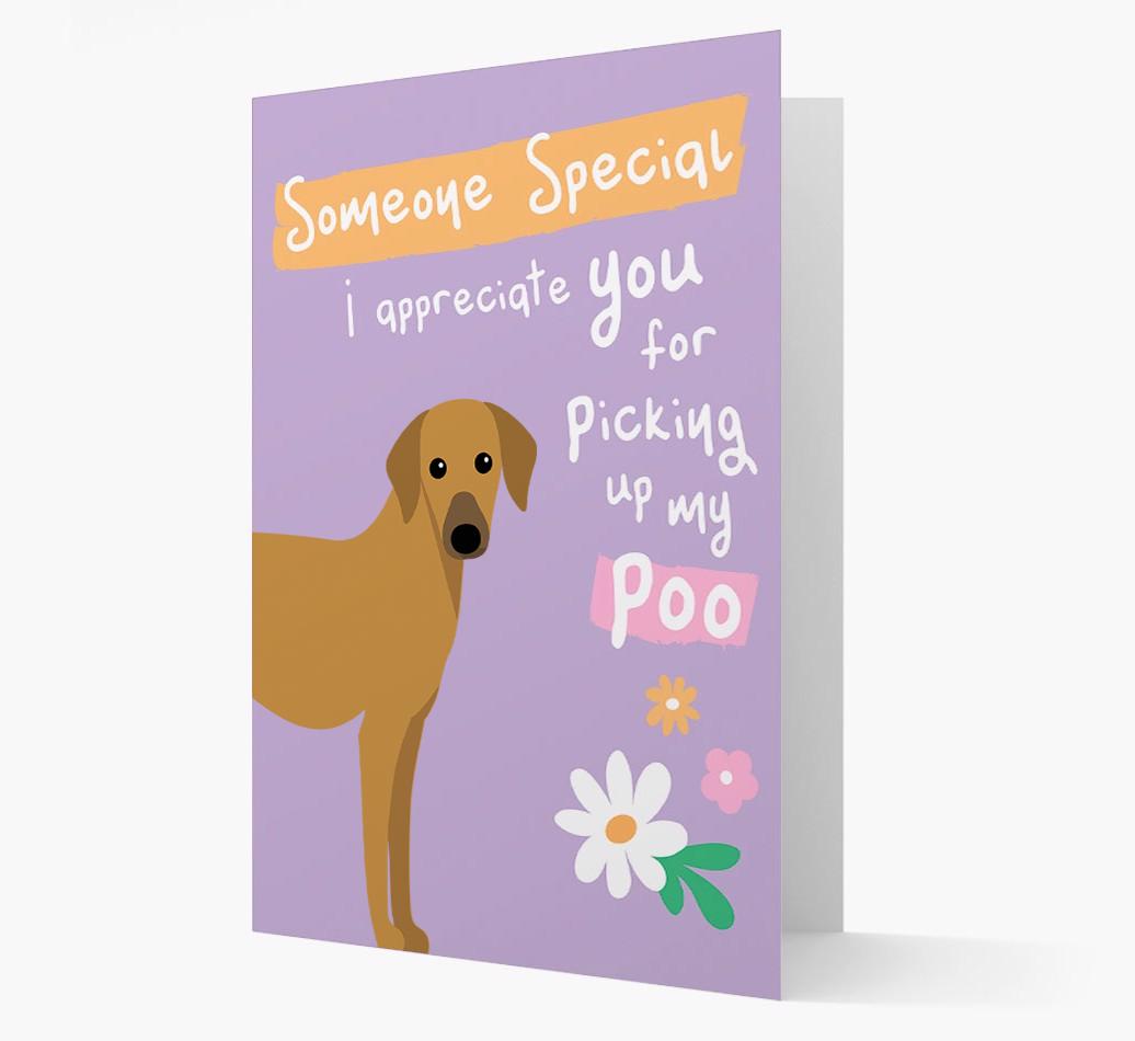 'Someone Special' - Personalized {breedFullName} Card