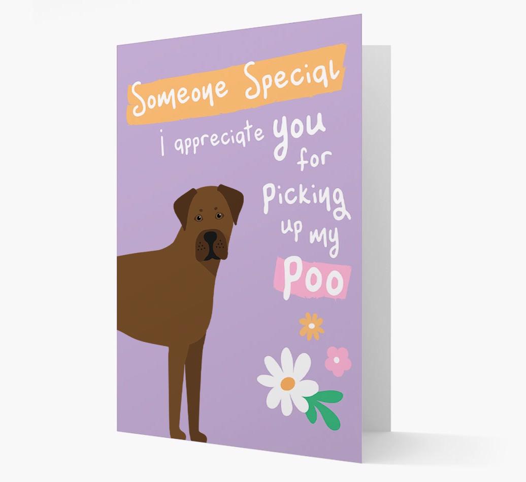 'Someone Special' - Personalized {breedFullName} Card