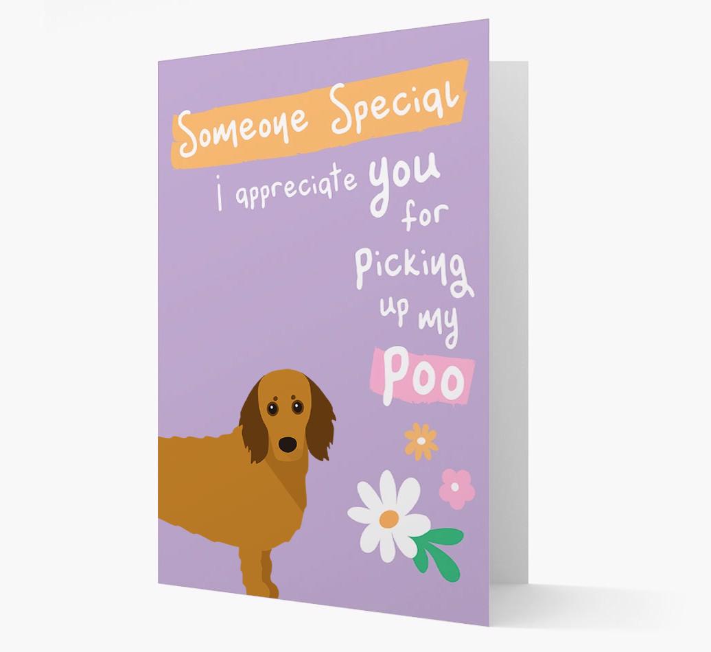'Someone Special' - Personalized {breedFullName} Card