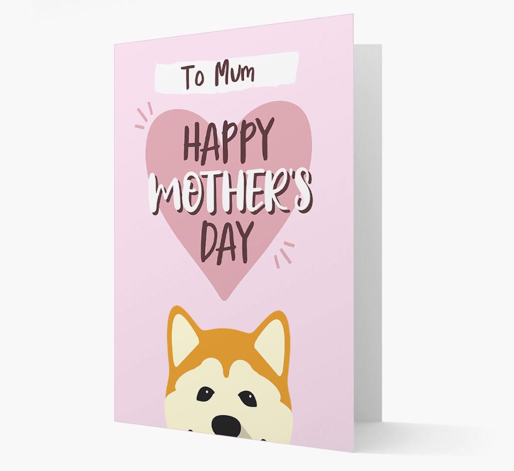 'Happy Mother's Day' - Personalised {breedFullName} Card