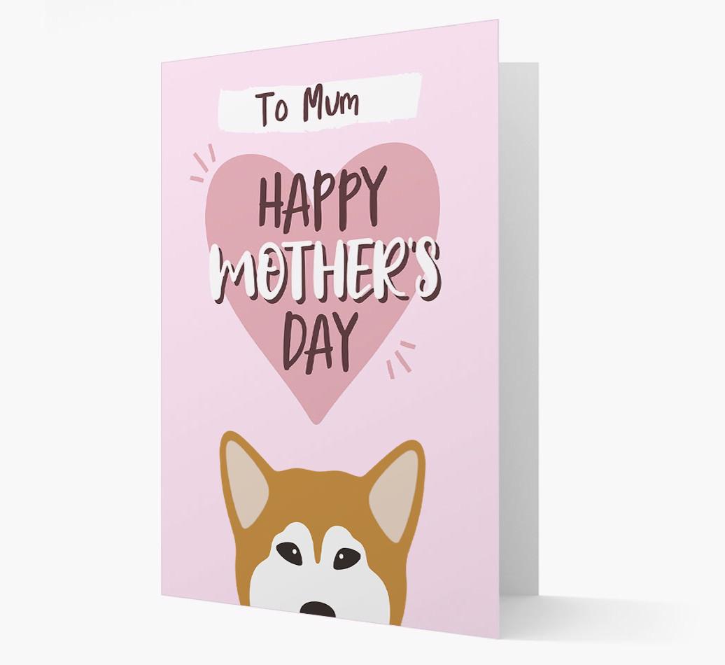 'Happy Mother's Day' - Personalised {breedFullName} Card