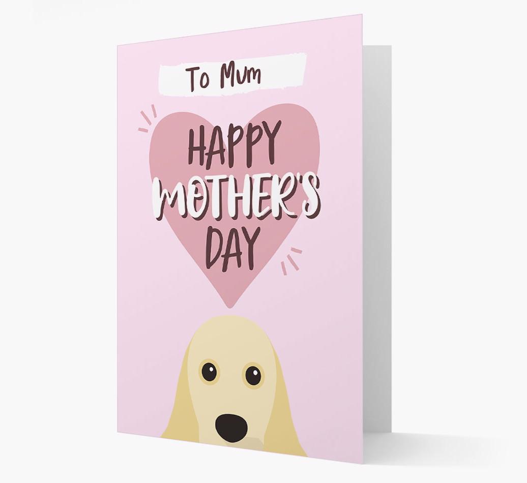 'Happy Mother's Day' - Personalised {breedFullName} Card