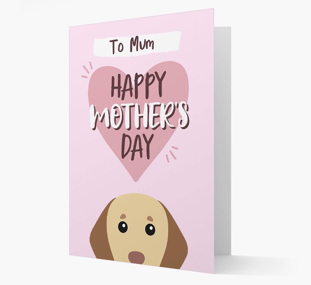 'Happy Mother's Day' - Personalised {breedFullName} Card