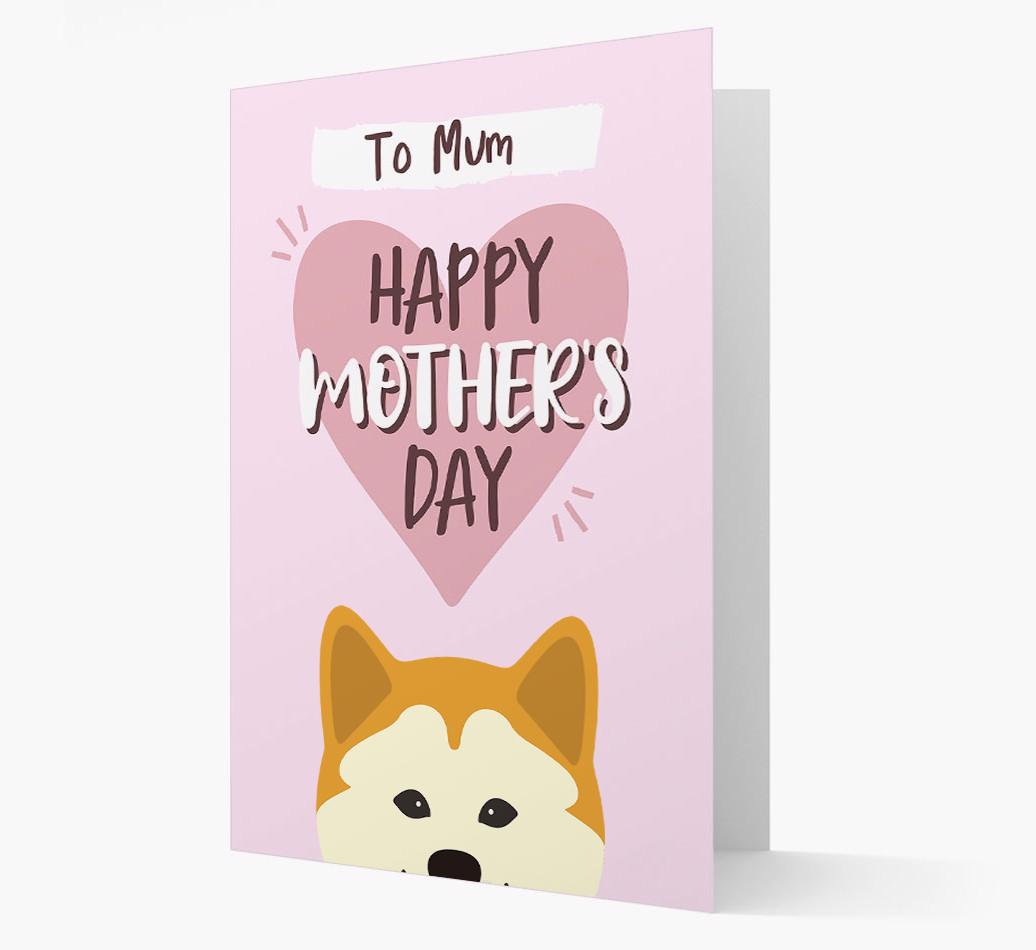 'Happy Mother's Day' - Personalised {breedFullName} Card
