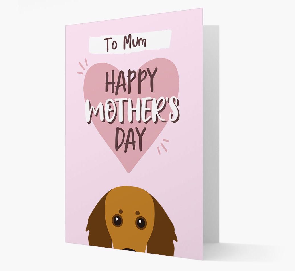 'Happy Mother's Day' - Personalised {breedFullName} Card