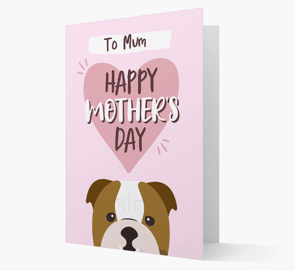 'Happy Mother's Day' - Personalised {breedFullName} Card
